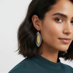 Pendientes largos para evento Boj