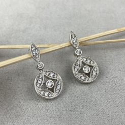 pendientes de plata para noiva