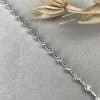 Pulsera de plata para Novia Idalia