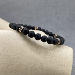 pulsera tao ónix elástica