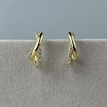 pendientes de plata cortos originales