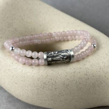 Pulsera de la Virgen del Pilar con piedras naturales