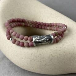 Pulsera de la Virgen del Pilar con piedras naturales