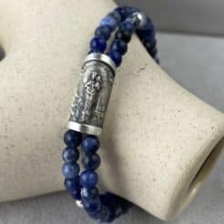 Pulsera de la Virgen del Pilar con piedras naturales