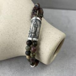 Pulsera de la Virgen del Pilar con piedras naturales
