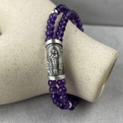 Pulsera de la Virgen del Pilar con piedras naturales