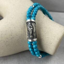 Pulsera de la Virgen del Pilar con piedras naturales