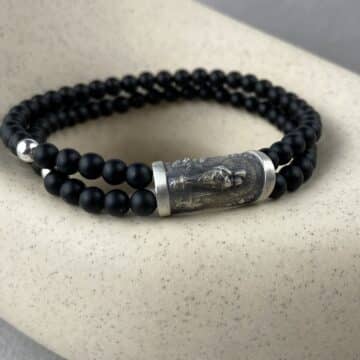 Pulsera de la Virgen del Pilar con piedras naturales