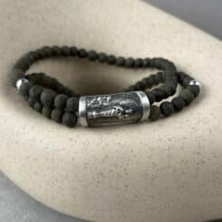 Pulsera de la Virgen del Pilar con piedras naturales