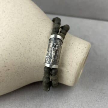 Pulsera de la Virgen del Pilar con piedras naturales