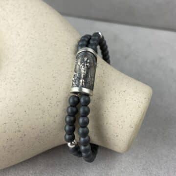 Pulsera de la Virgen del Pilar con piedras naturales