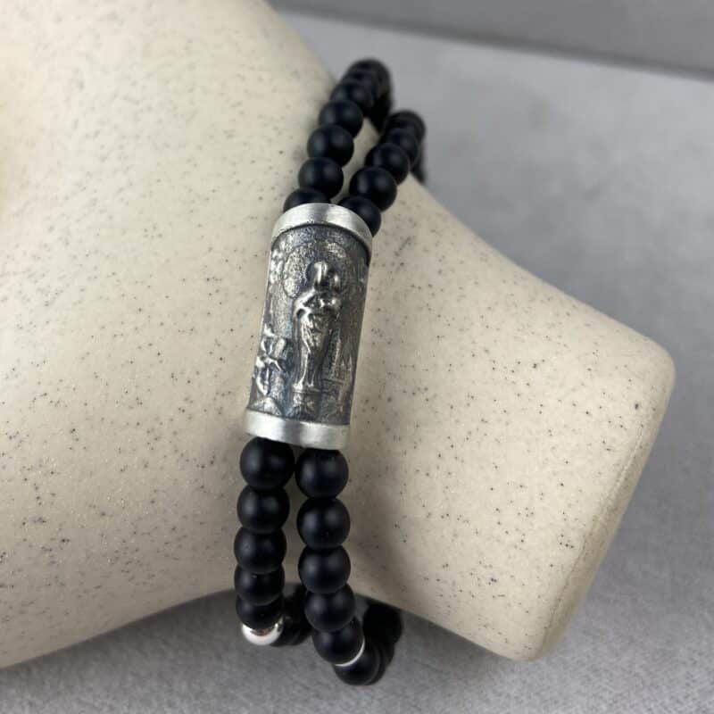 Pulsera de la Virgen del Pilar con piedras naturales