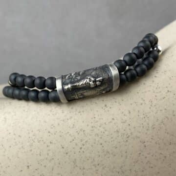 Pulsera de la Virgen del Pilar con piedras naturales