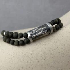 Pulsera de la Virgen del Pilar con piedras naturales
