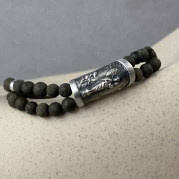 Pulsera de la Virgen del Pilar con piedras naturales