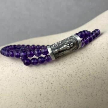 Pulsera de la Virgen del Pilar con piedras naturales