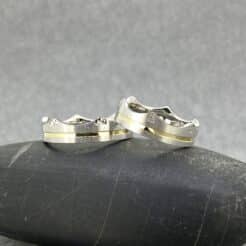 Alianzas de plata con oro sintetizado · Modelo Corona