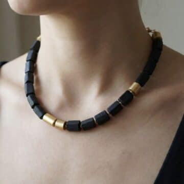 Collar de plata y minerales Mercurio - Imagen 3