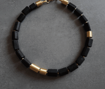 Collar de plata y minerales Mercurio - Imagen 2