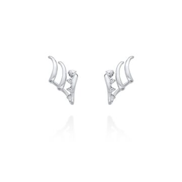 Pendientes de plata Dalia. - Imagen 2